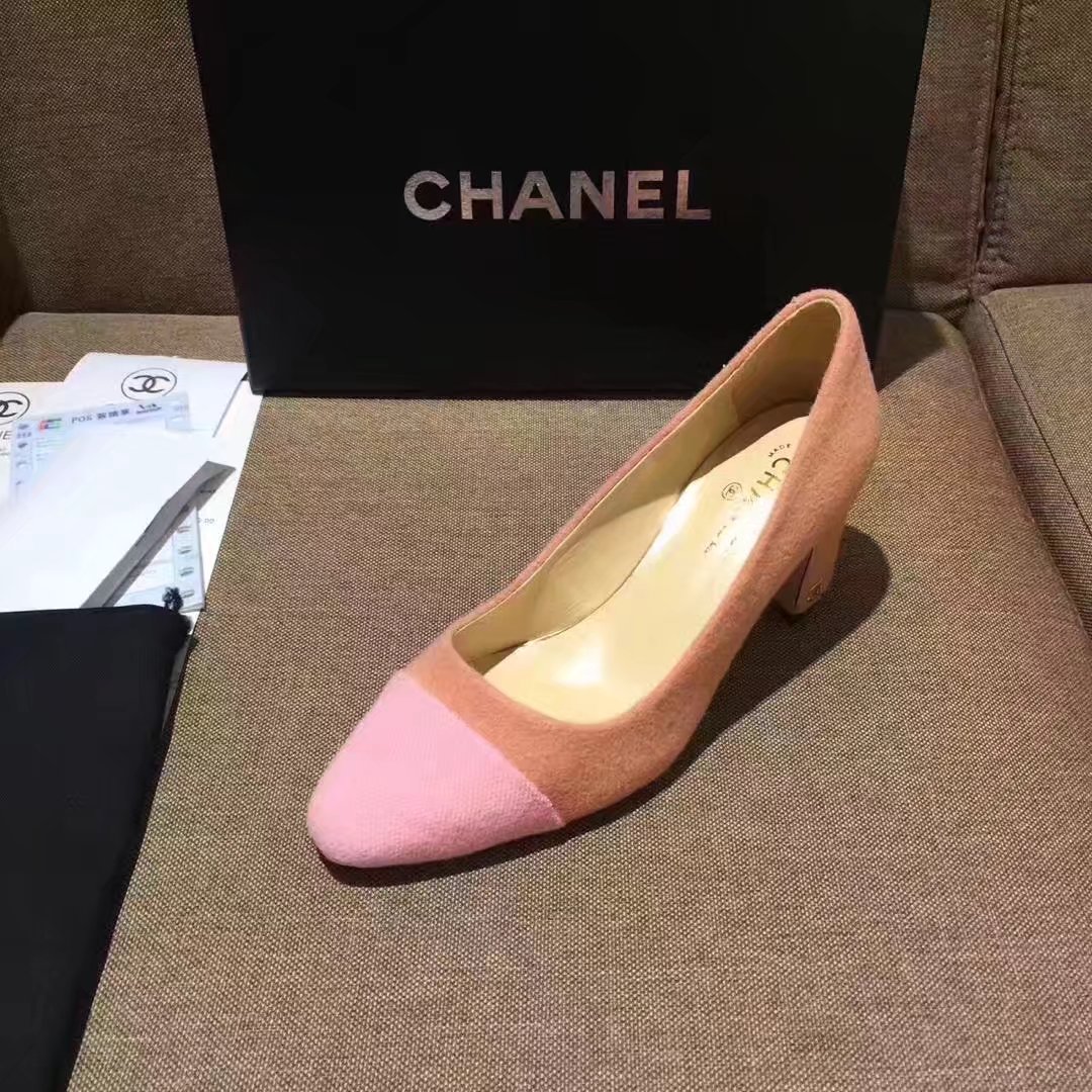 Chanel Pump Leather CH2146 Pink