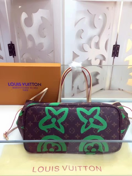 Louis Vuitton MONOGRAM Canvas NEVERFULL MM M41050 Green