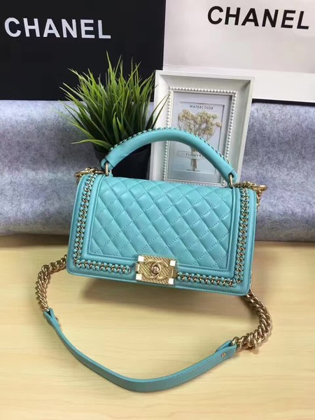 Boy Chanel Flap Bag Original Calfskin Leather A67086B Green