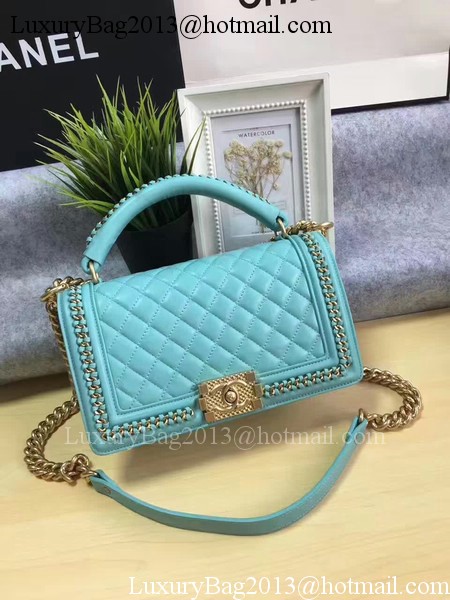 Boy Chanel Flap Bag Original Calfskin Leather A67086B Green