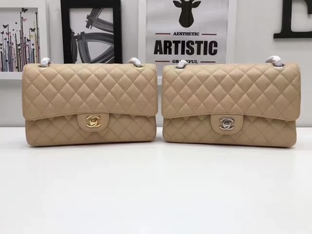 Chanel 2.55 Series Flap Bags Original Cannage Pattern A1112 Apricot