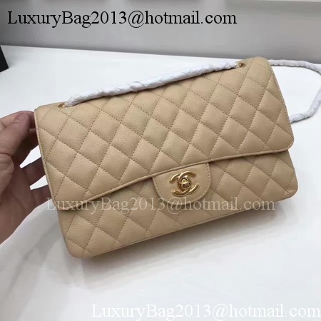 Chanel 2.55 Series Flap Bags Original Cannage Pattern A1112 Apricot