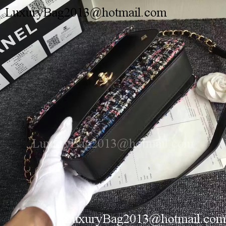 Chanel Classic Flap Bag Original Leather CHA3340 Black&Red