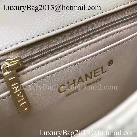 Chanel Classic MINI Flap Bag Original Cannage Pattern A1115 Apricot