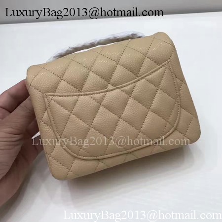 Chanel Classic MINI Flap Bag Original Cannage Pattern A1115 Apricot