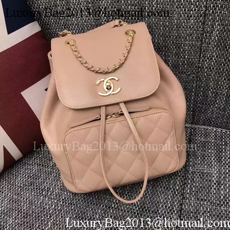 Chanel Original Leather Backpack CHA2590 Apricot