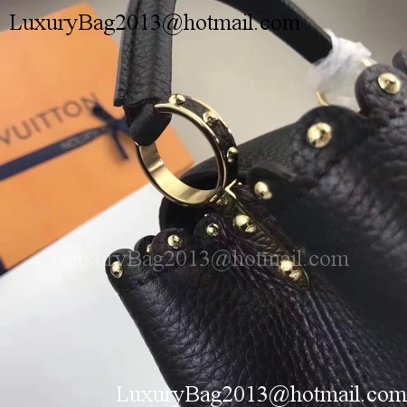 Louis Vuitton Original Leather CAPUCINES BB M54419 Black