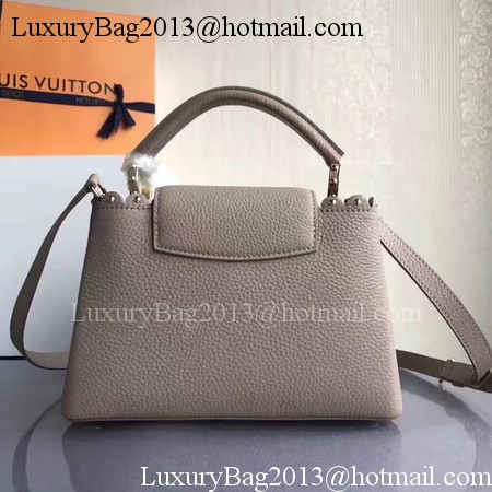 Louis Vuitton Original Leather CAPUCINES BB M54419 Grey