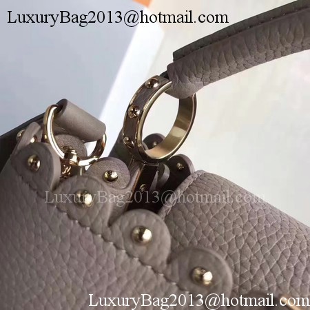 Louis Vuitton Original Leather CAPUCINES BB M54419 Grey