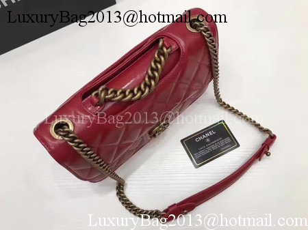 Chanel 2.55 Series Flap Bags Original Bright Leather A56987 Red