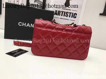 Chanel 2.55 Series Flap Bags Original Bright Leather A56987 Red