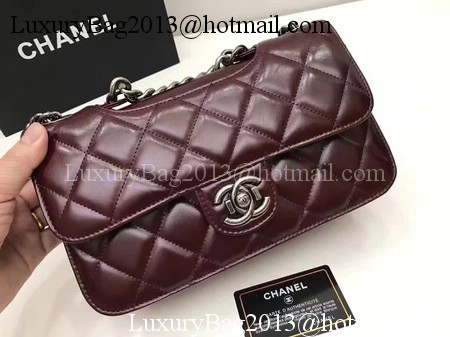 Chanel 2.55 Series Flap Bags Original Bright Leather A56987 Wine