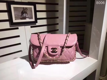 Chanel Classic Flap Bag Sheepskin Leather CHA8006 Pink