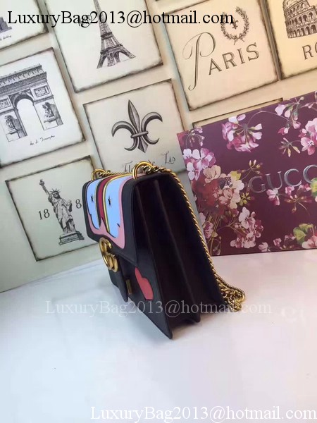 Gucci GG Marmont Shoulder Bag 431328 Black