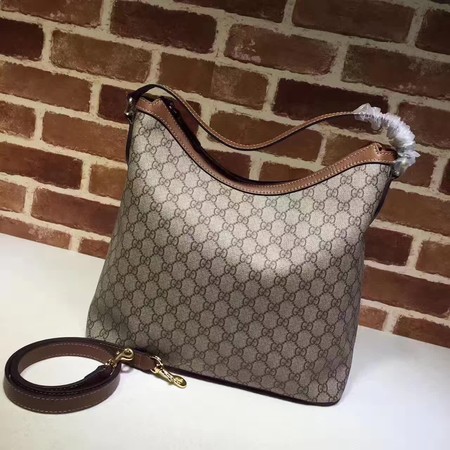 Gucci Miss GG Canvas Hobo Bag 414930 Apricot