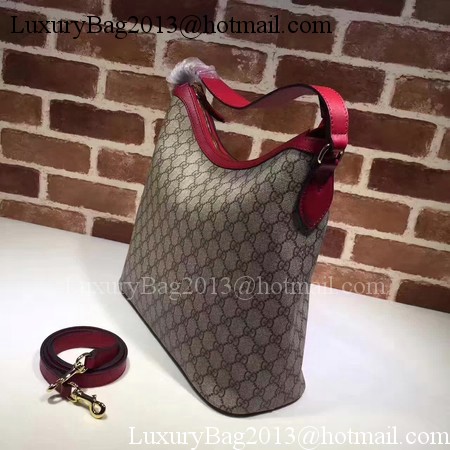 Gucci Miss GG Canvas Hobo Bag 414930 Red