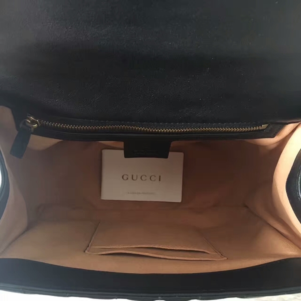 Gucci Queen Margaret Top Handle Bag 476664 Black