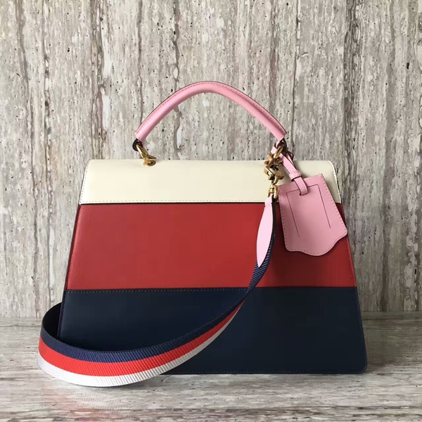 Gucci Queen Margaret Calf Leather Top Handil Bag 476540