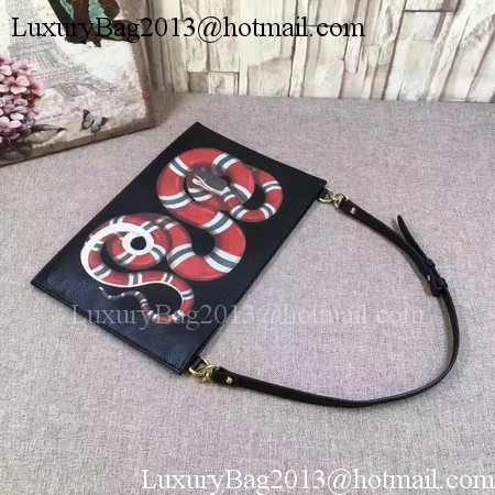 Gucci GG Marmont Trompe Loeil Pouch 466489 Black