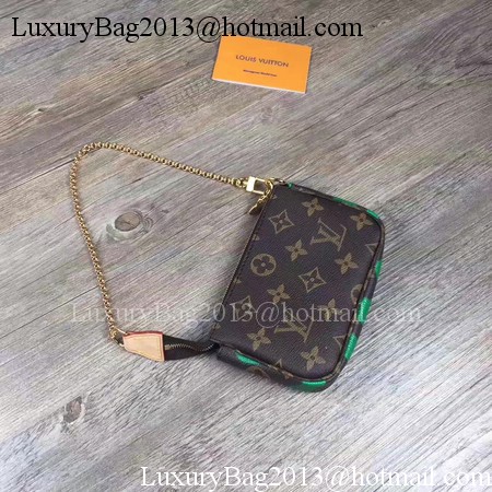 Louis Vuitton Monogram Canvas POCHETTE ACCESSOIRES M60158 Green