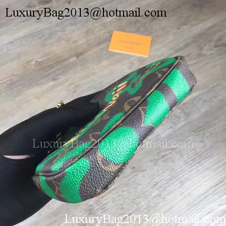 Louis Vuitton Monogram Canvas POCHETTE ACCESSOIRES M60158 Green