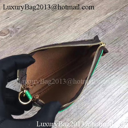 Louis Vuitton Monogram Canvas POCHETTE ACCESSOIRES M60158 Green