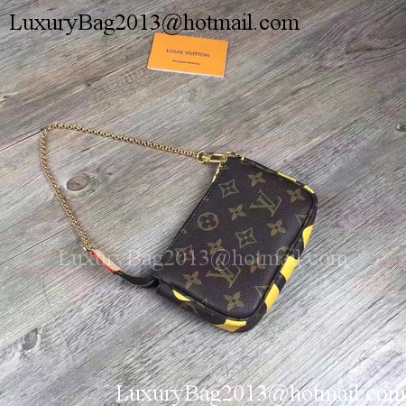 Louis Vuitton Monogram Canvas POCHETTE ACCESSOIRES M60158 Yellow