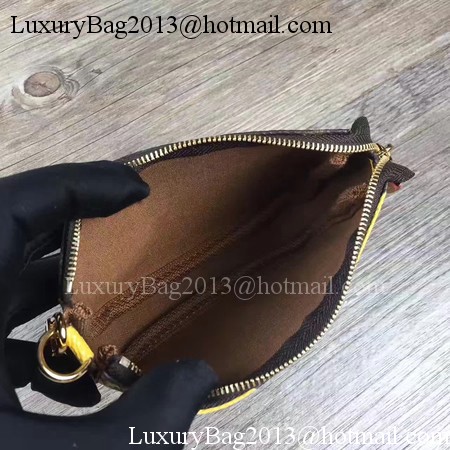 Louis Vuitton Monogram Canvas POCHETTE ACCESSOIRES M60158 Yellow