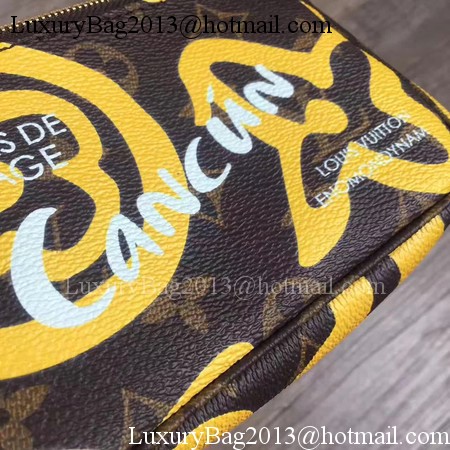 Louis Vuitton Monogram Canvas POCHETTE ACCESSOIRES M60158 Yellow