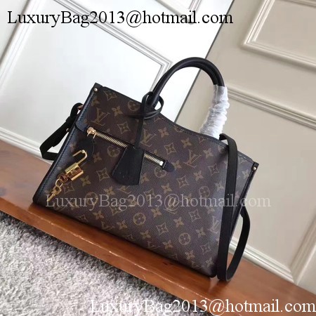 Louis Vuitton Monogram Canvas POPINCOURT PM M43462 Black