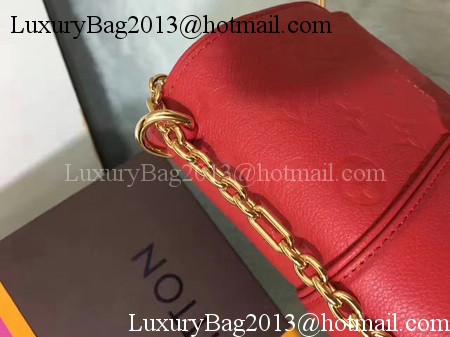 Louis Vuitton Monogram Empreinte SAINT SULPICE PM M43393 Red