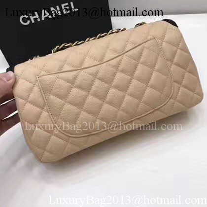 Chanel Flap Shoulder Bag Original Cannage Pattern A94430 Apricot