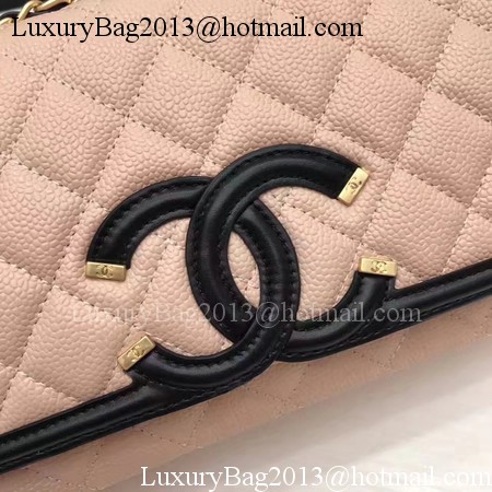 Chanel Flap Shoulder Bag Original Cannage Pattern A94430 Pink