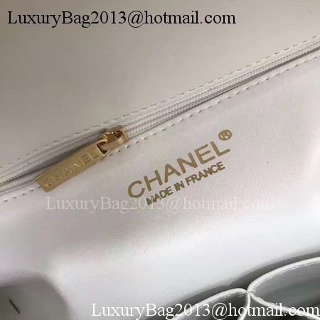 Chanel Flap Shoulder Bag Original Cannage Pattern A94430 White