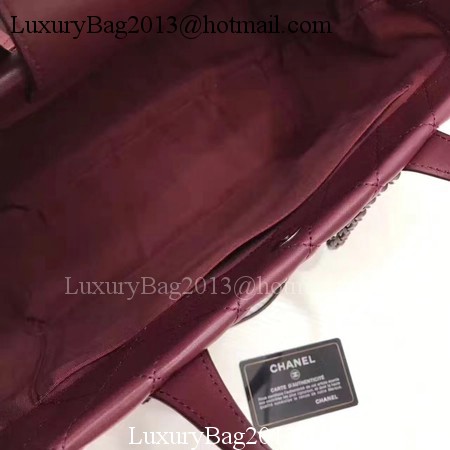 Chanel Shoulder Bag Original Sheepskin Leather A56987 Wine