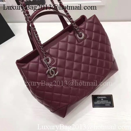 Chanel Shoulder Bag Original Sheepskin Leather A56987 Wine