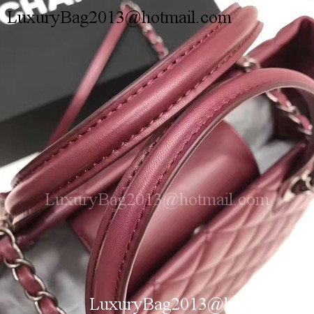 Chanel Shoulder Bag Original Sheepskin Leather A56987 Wine