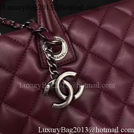 Chanel Shoulder Bag Original Sheepskin Leather A56987 Wine