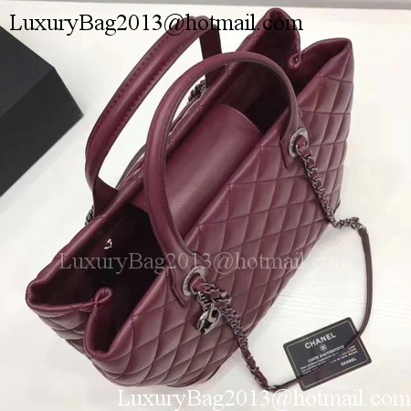 Chanel Shoulder Bag Original Sheepskin Leather A56987 Wine