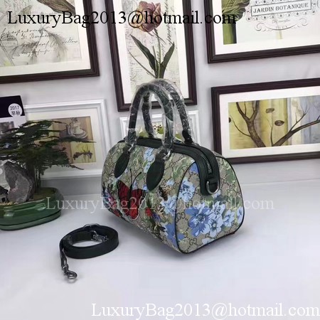 Gucci Limited Edition GG Supreme Top Handle Bag 409529 Butterfly