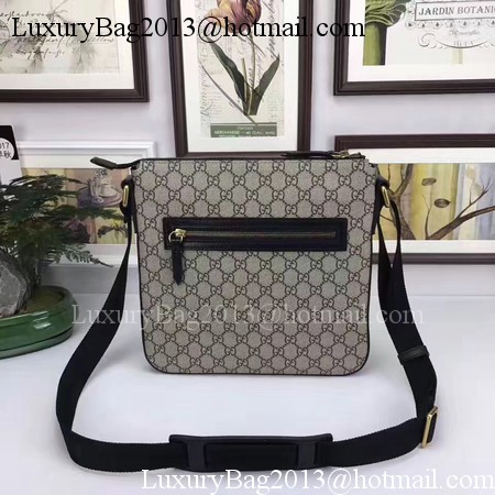 Gucci Tiger GG Supreme Messenger Bag 406408 Brown