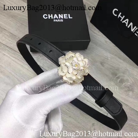 Chanel 20mm Leather Belt CH0801 White