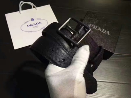 Prada Leather Belt PD0807 Black