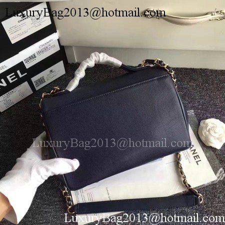 Chanel Classic Top Flap Bag Original Cannage Pattern A96587 Royal