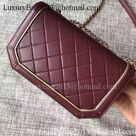 Chanel Classic Top Flap Bag Original Leather A96588 Wine