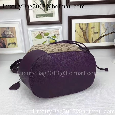 Gucci Classic Bucket Bag Original GG Canvas 381597 Purple