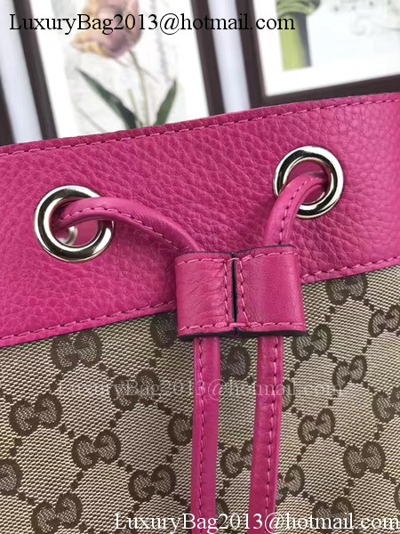 Gucci Classic Bucket Bag Original GG Canvas 381597 Rose