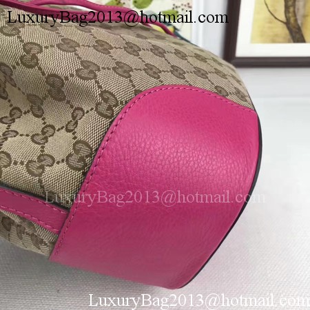 Gucci Classic Bucket Bag Original GG Canvas 381597 Rose