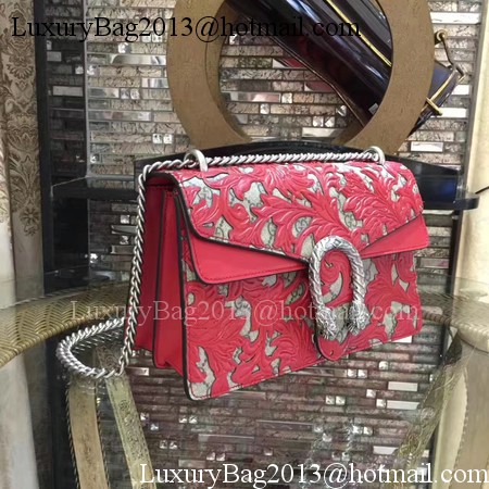 Gucci Dionysus Calf Leather Shoulder Bag 400249E Red