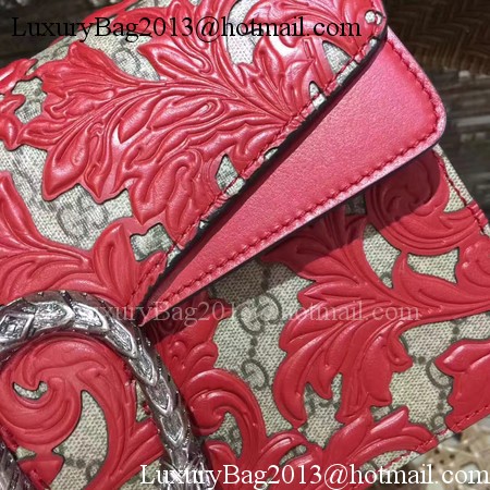 Gucci Dionysus Calf Leather Shoulder Bag 400249E Red